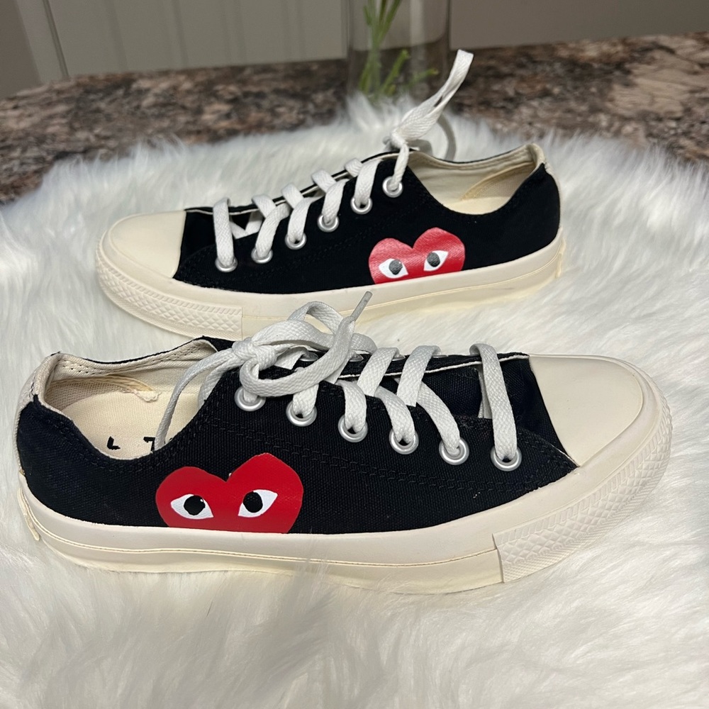 Comme Des Garcons PLAY x Converse Unisex Chuck Taylor Sneakers